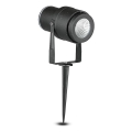 Candeeiro exterior LED LED/12W/100-240V IP65 4000K preto