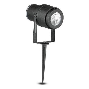Candeeiro exterior LED LED/12W/100-240V IP65 4000K preto