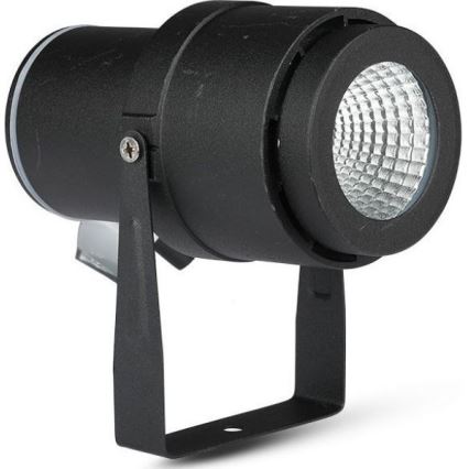 Candeeiro exterior LED LED/12W/100-240V IP65 4000K preto