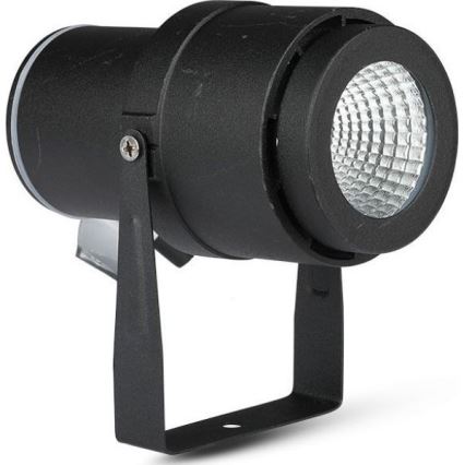Candeeiro exterior LED LED/12W/100-240V IP65 preto - luz verde