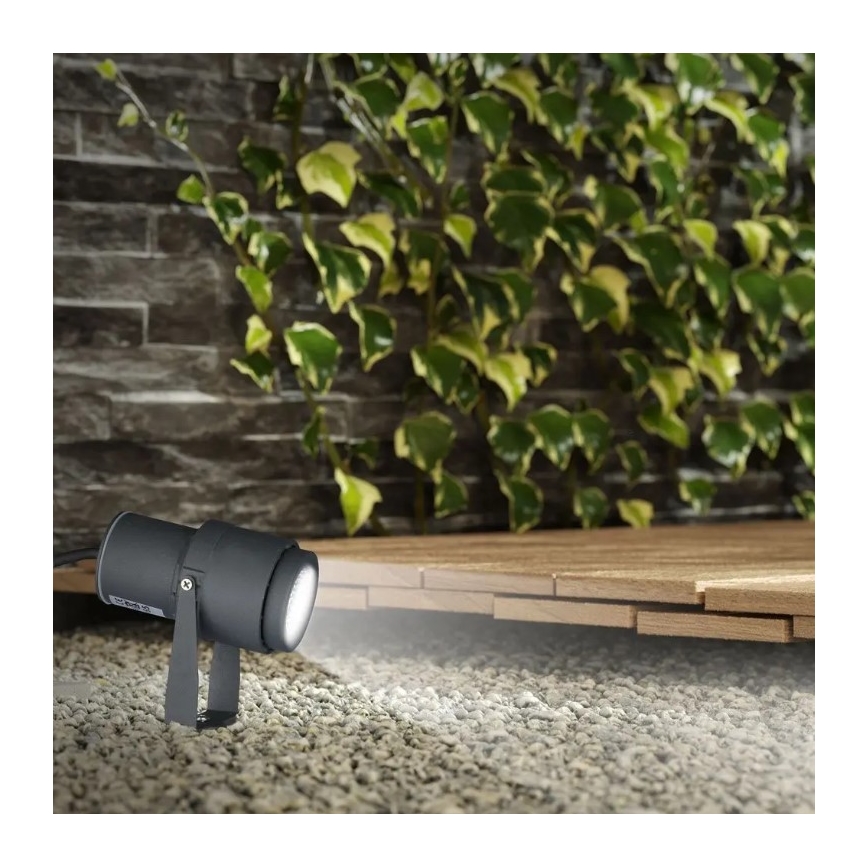 Candeeiro exterior LED LED/12W/230V 4000K antracite IP65