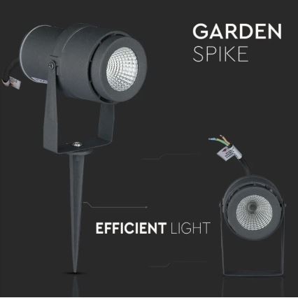 Candeeiro exterior LED LED/12W/230V 4000K antracite IP65