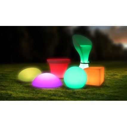 Candeeiro exterior LED RGB com regulação LED/1W/230V 20cm IP67 + CR