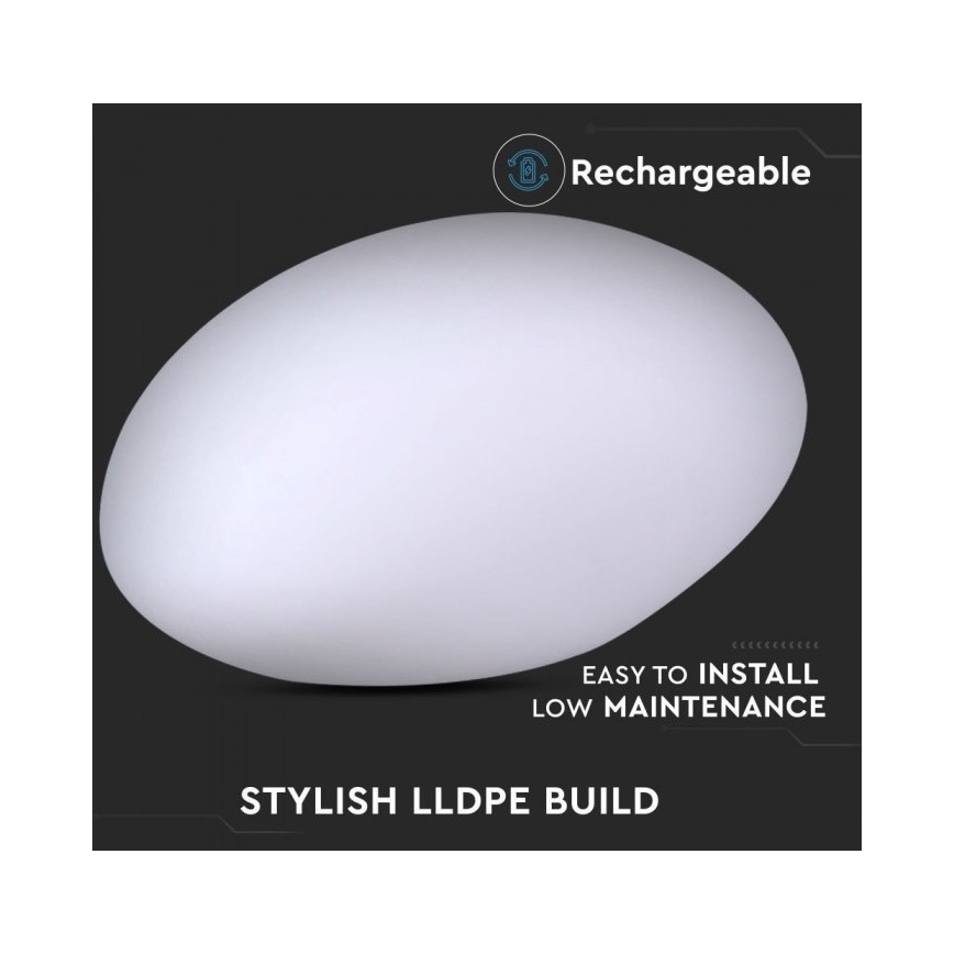 Candeeiro exterior LED RGB com regulação LED/1W/230V 28cm IP67 + CR