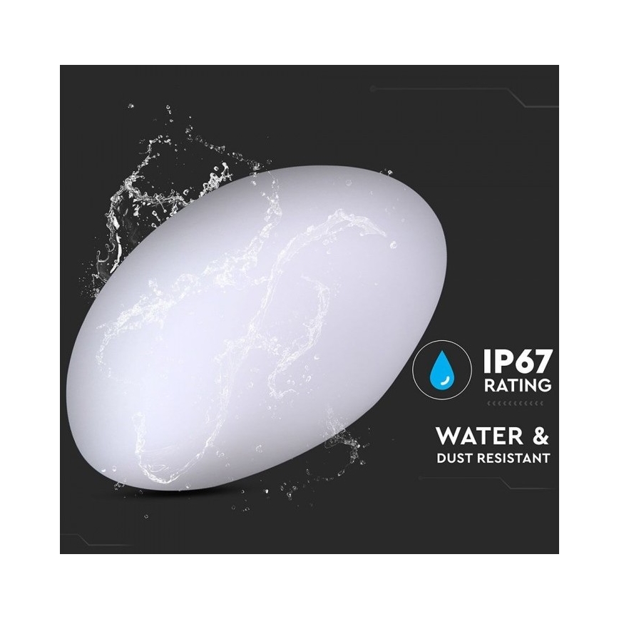 Candeeiro exterior LED RGB com regulação LED/1W/230V 28cm IP67 + CR