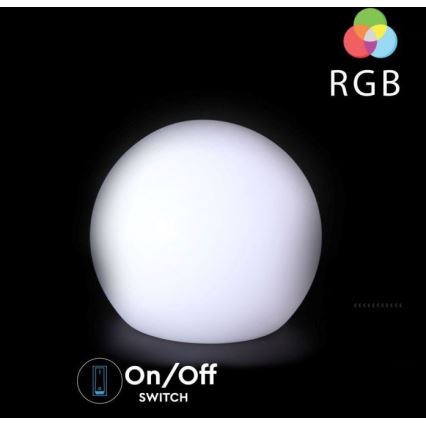 Candeeiro exterior LED RGB com regulação LED/1W/230V 30cm IP67