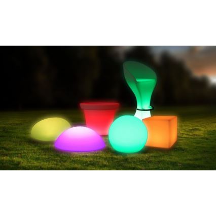 Candeeiro exterior LED RGB com regulação LED/1W/230V 30cm IP67