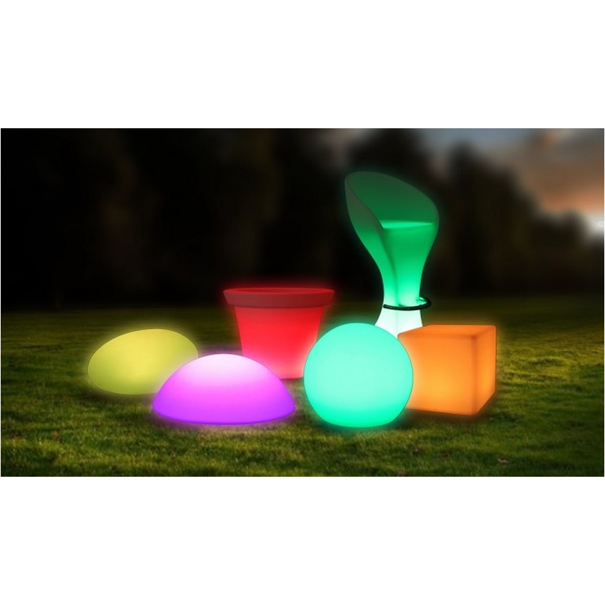 Candeeiro exterior LED RGB com regulação LED/1W/230V 30cm IP67