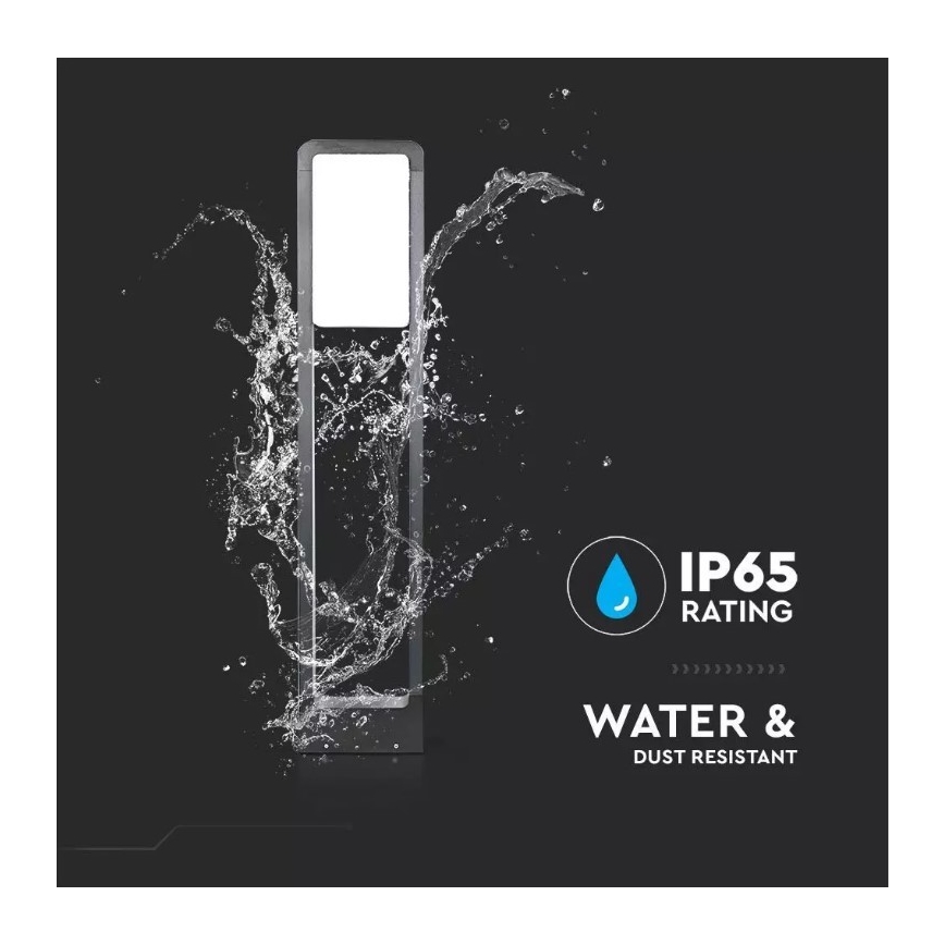 Candeeiro exterior LED SAMSUNG CHIP LED/10W/230V 3000K IP65 preto