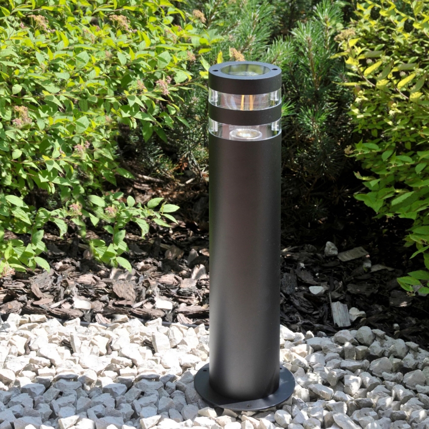 Candeeiro exterior RINO 1xE27/12W/230V IP54 44 cm preto