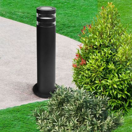 Candeeiro exterior RINO 1xE27/12W/230V IP54 44 cm preto