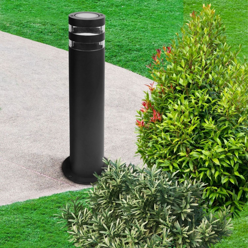 Candeeiro exterior RINO 1xE27/12W/230V IP54 44 cm preto
