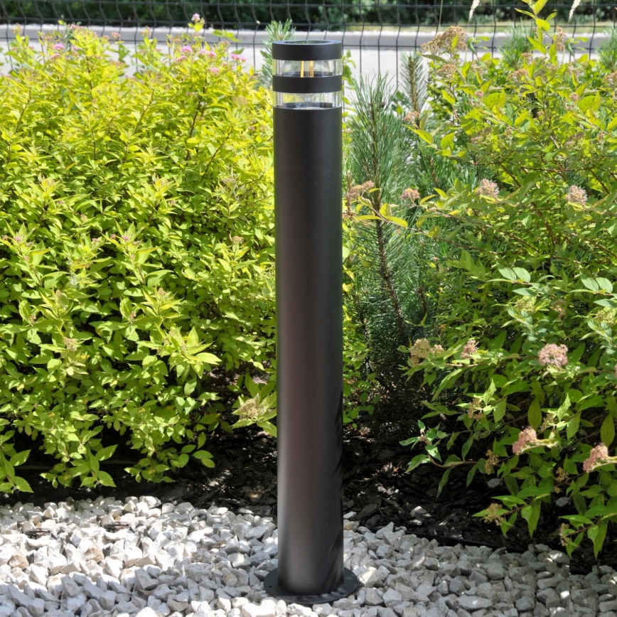 Candeeiro exterior RINO 1xE27/12W/230V IP54 74 cm preto