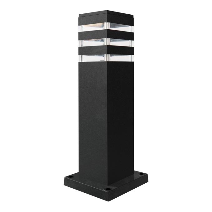 Candeeiro exterior TEKSAS 1xE27/12W/230V IP44 44 cm grafite