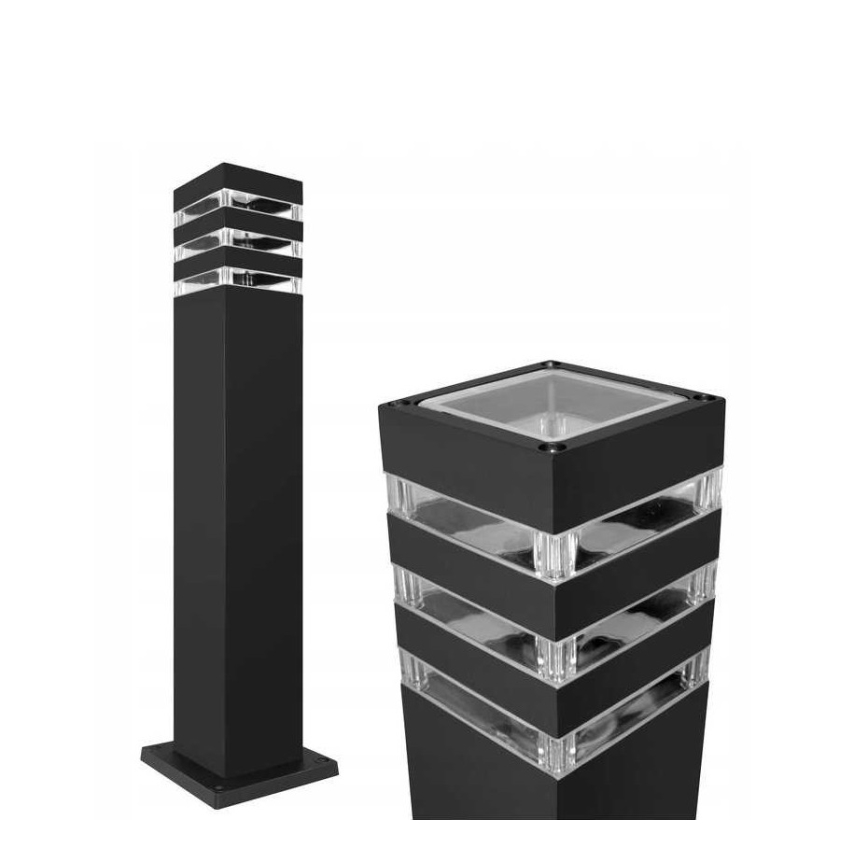 Candeeiro exterior TEKSAS 1xE27/12W/230V IP44 44 cm grafite