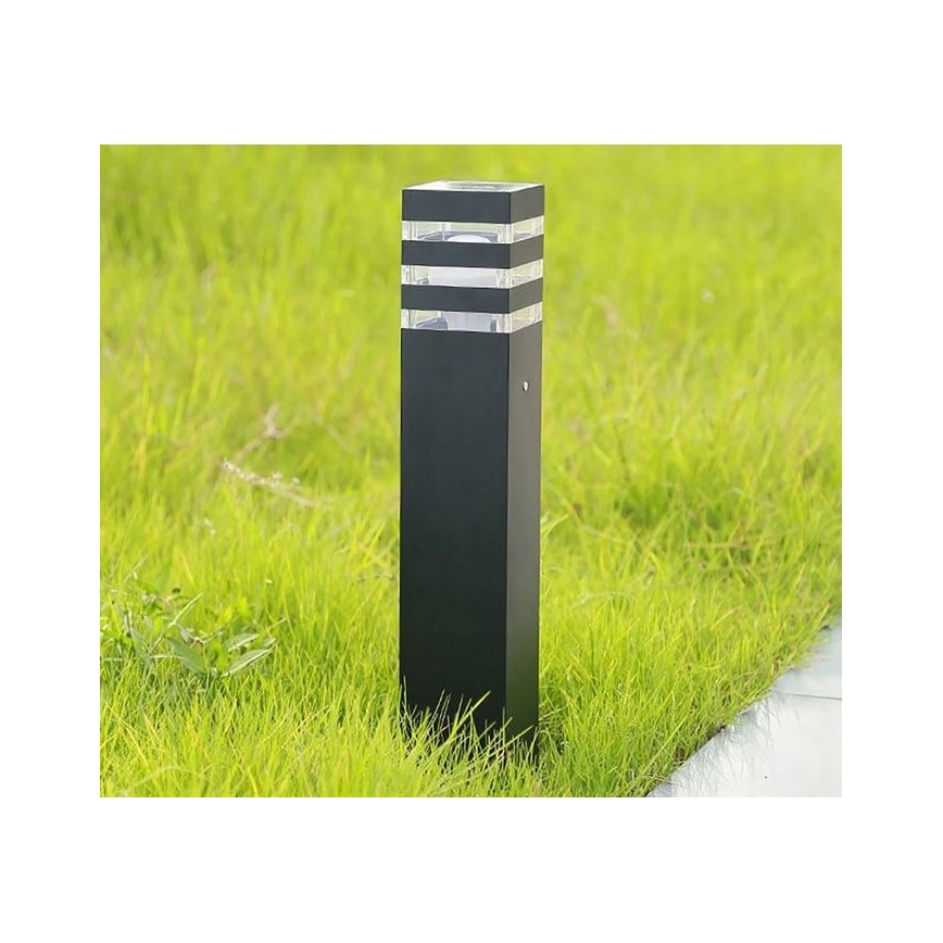 Candeeiro exterior TEKSAS 1xE27/12W/230V IP44 74 cm grafite