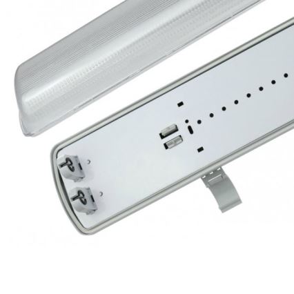 Candeeiro industrial fluorescente LIMEA 2xG13/10W/230V IP65 655mm