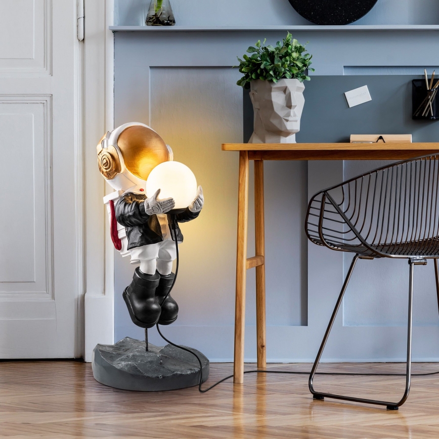 Candeeiro infantil ASTRONAUT 1xE14/40W/230V, acabamento em cobre