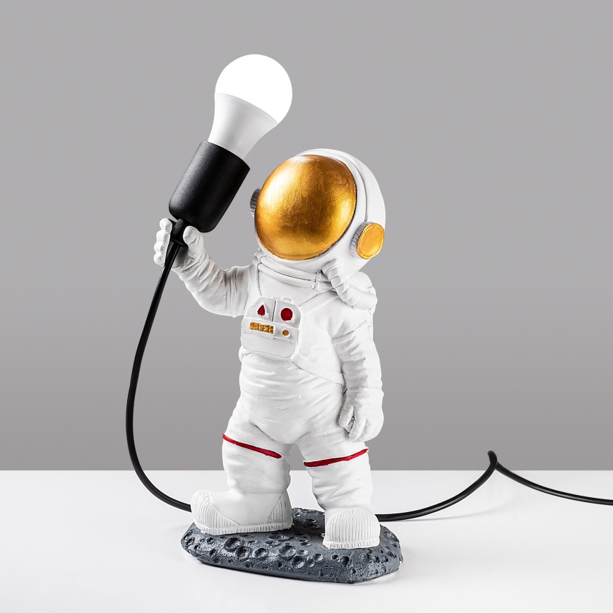 Candeeiro infantil ASTRONAUT 1xE27/40W/230V cobre/branco