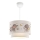 Candeeiro infantil CANDY 1xE27/40W/230V branco/cinza