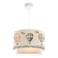 Candeeiro infantil CANDY 1xE27/40W/230V branco/colorido