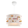 Candeeiro Infantil CANDY 1xE27/40W/230V branco/laranja