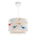 Candeeiro infantil CANDY 1xE27/40W/230V branco/multicolorido