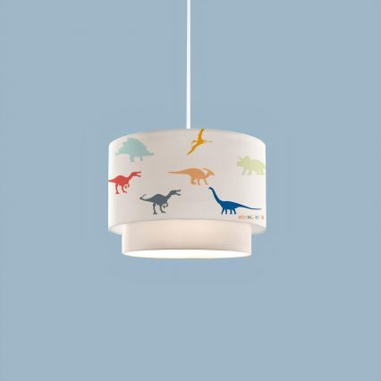 Candeeiro infantil CANDY 1xE27/40W/230V branco/multicolorido