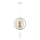 Candeeiro infantil suspenso por cabo HOOPS 1xE27/20W/230V Ø 27 cm multicolorido