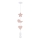 Candeeiro infantil suspenso TRIO 1xE27/20W/230V rosa/branca