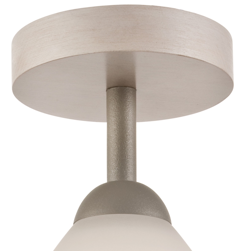 Candeeiro integrado ADRIANO 1xE27/60W/230V faia