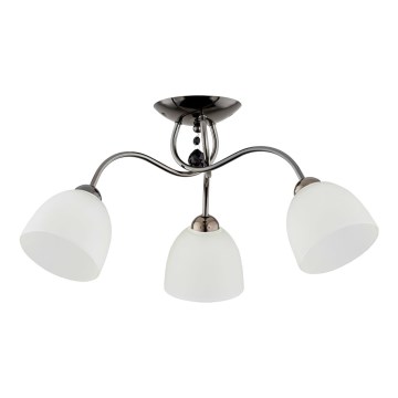 Candeeiro integrado AMARILLO 3xE27/15W/230V cromado brilhante