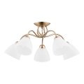 Candeeiro integrado AMARILLO 5xE27/15W/230V dourado