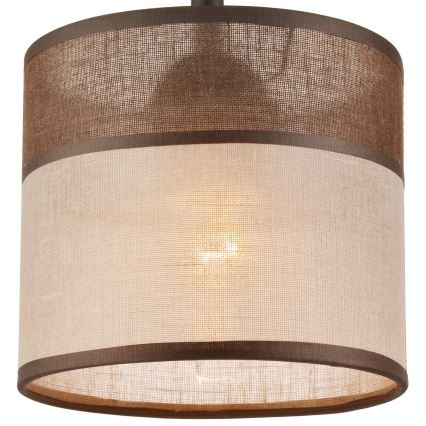 Candeeiro integrado ANDREA 1xE27/60W/230V faia