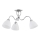 Candeeiro integrado ARIEL 3xE27/15W/230V cromado brilhante