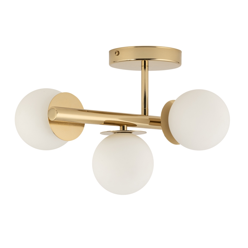 Candeeiro integrado AVOLA 3xG9/12W/230V dourado