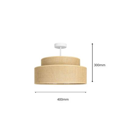 Candeeiro integrado BOHO 1xE27/60W/230V bege