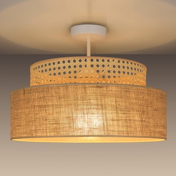 Candeeiro integrado BOHO 1xE27/60W/230V vime