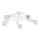 Candeeiro integrado BOSTON 5xE27/15W/230V branco