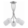 Candeeiro integrado BUENA 5xE14/10W/230V cromado brilhante