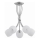 Candeeiro integrado BUENA 5xE14/10W/230V cromado brilhante
