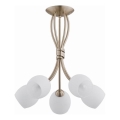 Candeeiro integrado BUENA 5xE14/10W/230V dourado