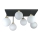 Candeeiro integrado DEA 6xE14/60W/230V preto/dourado/branco