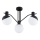 Candeeiro integrado ENIGMA 3xE14/10W/230V preto