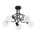 Candeeiro integrado ERYKA 5xE14/10W/230V preto