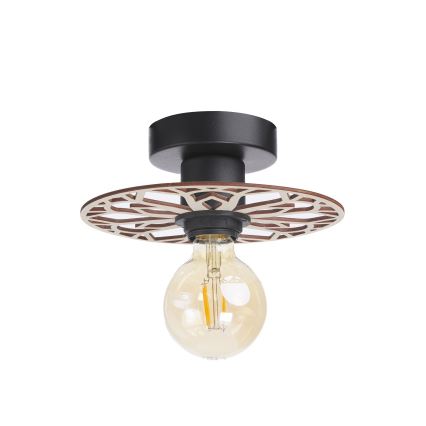 Candeeiro integrado FALCO 1xE27/60W/230V diâmetro 20 cm bege
