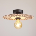 Candeeiro integrado FALCO 1xE27/60W/230V diâmetro 30 cm bege