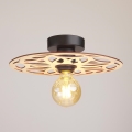 Candeeiro integrado FALCO 1xE27/60W/230V diâmetro 30 cm bege