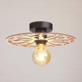 Candeeiro integrado FALCO 1xE27/60W/230V diâmetro 30 cm bege