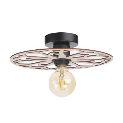 Candeeiro integrado FALCO 1xE27/60W/230V diâmetro 30 cm bege